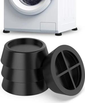 ECENCE Vibrationsdämpfer Vibrationsdämpfer Gummi-Füße Waschmaschine