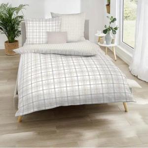 TRAUMSCHLAF Bettwäsche Plaid, Biber, 2 teilig,