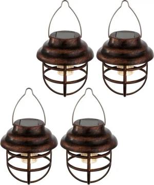 etc-shop LED Solarleuchte, LED-Leuchtmittel fest verbaut,