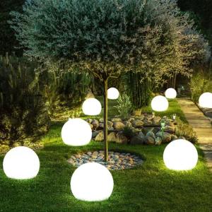 etc-shop LED Gartenleuchte, LED-Leuchtmittel fest verbaut,