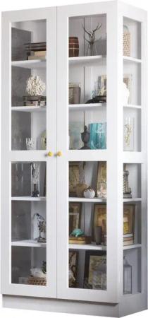 FUFU&GAGA Glasvitrine mit 2 Glastüren und