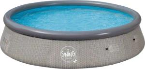 Poolomio Quick-Up Pool WICKER SWING Pools