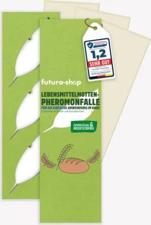 Futura-Shop Insektenfalle Mottenfalle gegen Lebensmittelmotten -