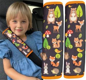 HECKBO Schlafkissen Kinder Auto Gurtpolster Gurtschutz