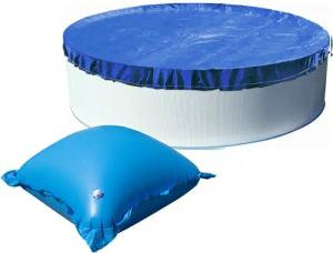 EVOLUTION Pool-Abdeckplane Abdeckplane mit Luftkissen SET
