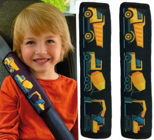 HECKBO Schlafkissen Kinder Auto Gurtpolster Gurtschutz