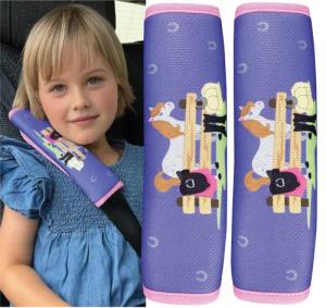 HECKBO Schlafkissen Kinder Auto Gurtpolster Gurtschutz