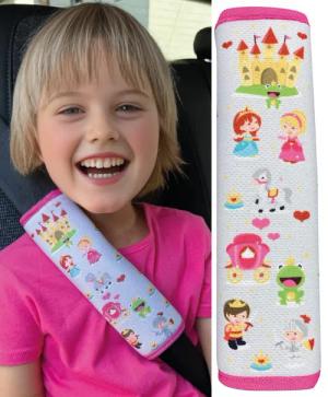 HECKBO Schlafkissen Kinder Auto Gurtpolster Gurtschutz