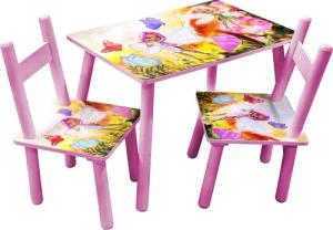 HTI-Line Kindersitzgruppe Kindertischgruppe Blumenfee, (Set, 3-tlg.,