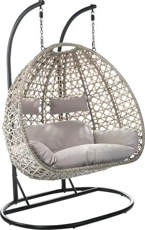 Kobolo Hängesessel TWO Polyrattan Gestell und