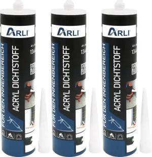 ARLI Spachtelmasse 3x Acryl 310ml Dichtstoff