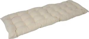 Frank Flechtwaren Sitzbank, Bankauflage Beige