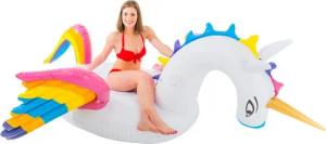 DIDAK POOL Luftmatratze XXL Schwimmtier Regenbogen