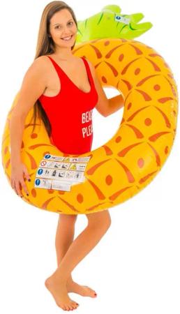 DIDAK POOL Luftmatratze XXL Ananas Schwimmreifen