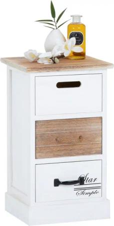 CARO-Möbel Kommode SALVA, Kleiner Schubladenschrank, Nachtkommode