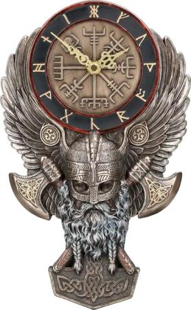 Figuren Shop GmbH Wanduhr Wanduhr Wikinger