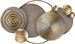 Kobolo Wandbild Metallbild GOLDEN 3D aus