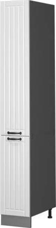 Vicco Hochschrank Fame-Line, Anthrazit/Weiß, 30 cm