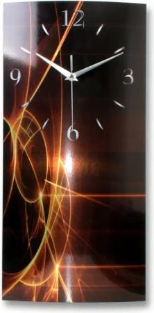 Kreative Feder Funkwanduhr 3D Design-Wanduhr "Abstrakt