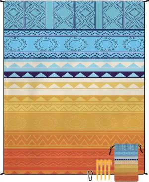 Picknickdecke Campingdecke Stranddecke Wasserdicht Waschbar, 180x220