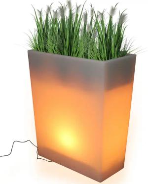 Arnusa Pflanzkübel LED Blumenkübel beleuchtet Farbwechsel