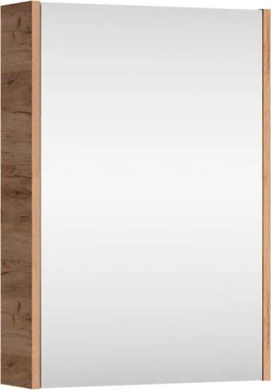 Planetmöbel Badezimmerspiegelschrank Spiegelschrank 50cm Gold Eiche