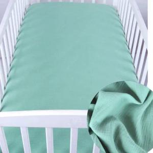 BabyLux Spannbettlaken BabyLux Spannbettlaken Musselin 60x120