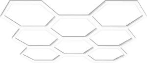 Barberpub Deckenleuchte BarberPub Hexagon Deckenleuchte LED