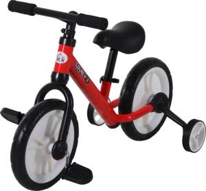 HOMCOM Laufrad Kinderrad mit Stützräder Pedale