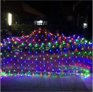 Sunicol LED-Lichterkette Wasserdicht LED Lichternetz Weihnachtsdeko,