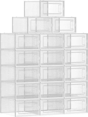 SONGMICS Schuhbox Schuhbox (18 St), faltbar,