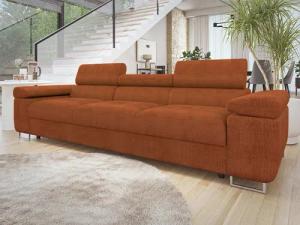 MIRJAN24 Sofa Torezio 3, Einstellbare Kopfstützen,