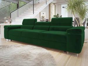 MIRJAN24 Sofa Torezio 3, Einstellbare Kopfstützen,