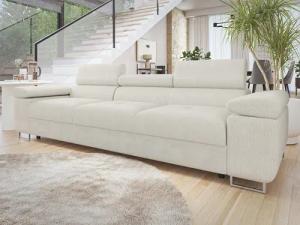 MIRJAN24 Sofa Torezio 3, Einstellbare Kopfstützen,