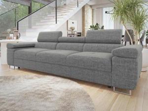 MIRJAN24 Sofa Torezio 3, Einstellbare Kopfstützen,