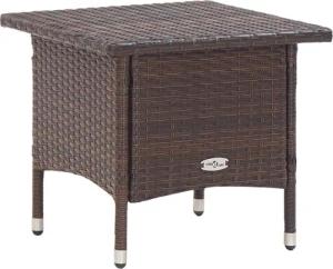 vidaXL Gartentisch Beistelltisch Braun 50x50x47 cm