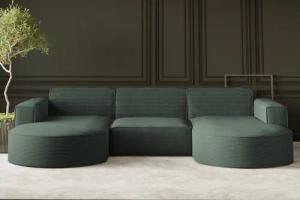 Kaiser Möbel Ecksofa Sofa U form,