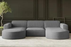 Kaiser Möbel Ecksofa Sofa U form,