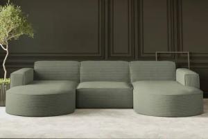 Kaiser Möbel Ecksofa Sofa U form,