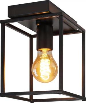 ZMH Deckenleuchte Retro Schwarz industrial Küchenlampe