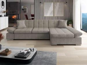 MIRJAN24 Ecksofa Montana, mit Regulierbare Armlehnen,