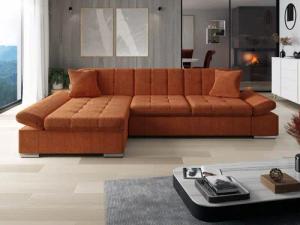 MIRJAN24 Ecksofa Montana, mit Regulierbare Armlehnen,