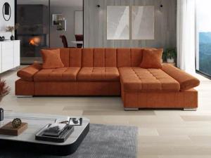 MIRJAN24 Ecksofa Montana, mit Regulierbare Armlehnen,