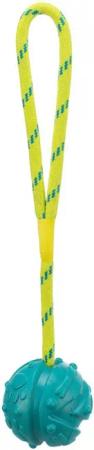 TRIXIE Outdoor-Spielzeug Ball am Seil, schwimmt,