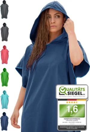 NirvanaShape Handtücher Handtuch-Poncho, Umziehhilfe & Handtuch