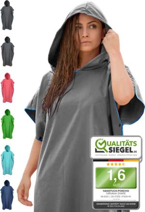 NirvanaShape Handtücher Handtuch-Poncho, Umziehhilfe & Handtuch