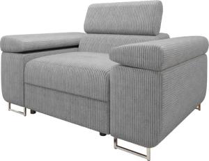 MIRJAN24 Sessel Torezio Cord, Einstellbare Kopfstützen,