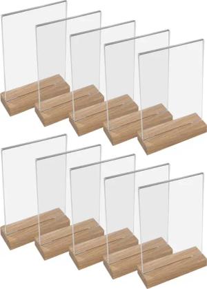 HMF Einzelrahmen 4694 Acryl Tischaufsteller, für