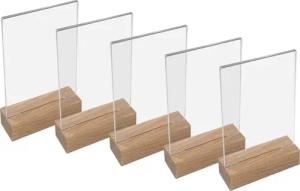 HMF Einzelrahmen 4694 Acryl Tischaufsteller, für