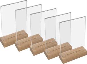HMF Einzelrahmen 4694 Acryl Tischaufsteller, für